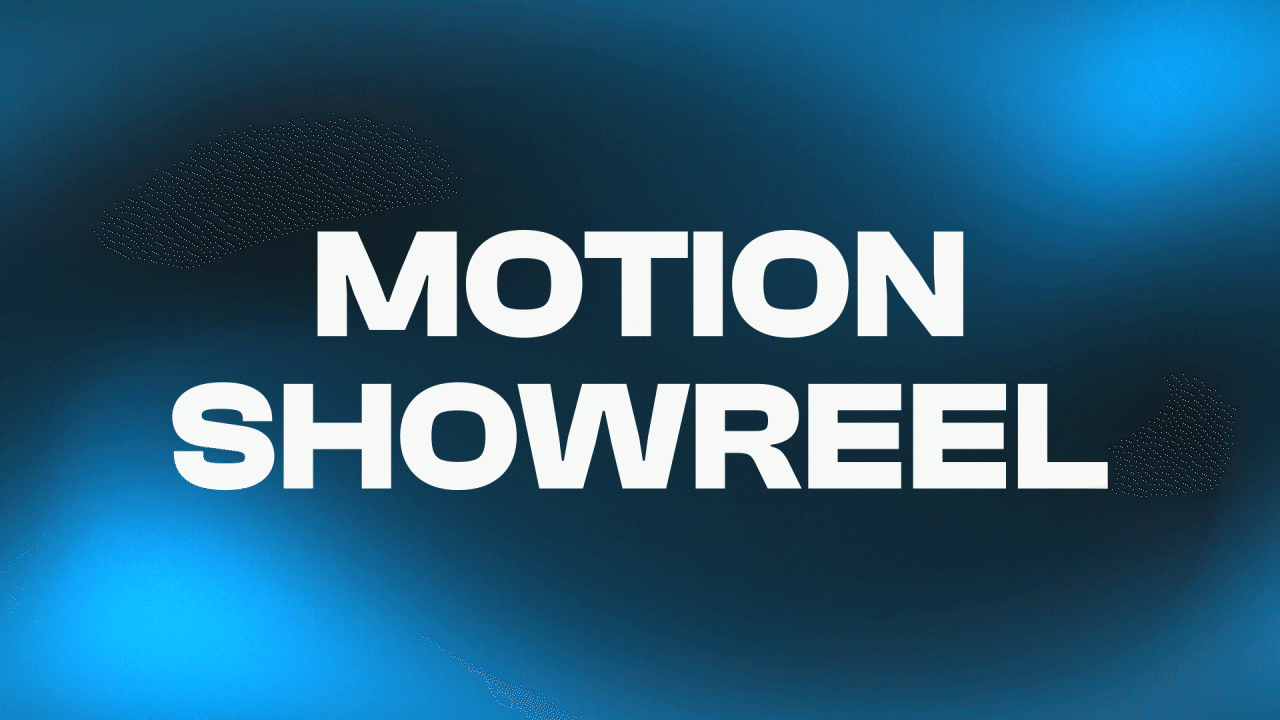 Motion Showreel A Short Video Of My Motion Work